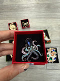 Crystal Octopus Brooch