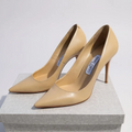 Jimmy Choo Nude Leather Pointed Toe Heels – UK 6 (EU 39)