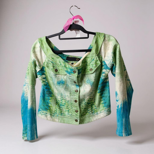 Roberto Cavalli jacket in UK 10