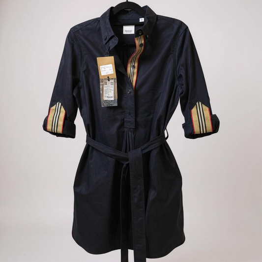 Burberry shirt dress in UK10 black
