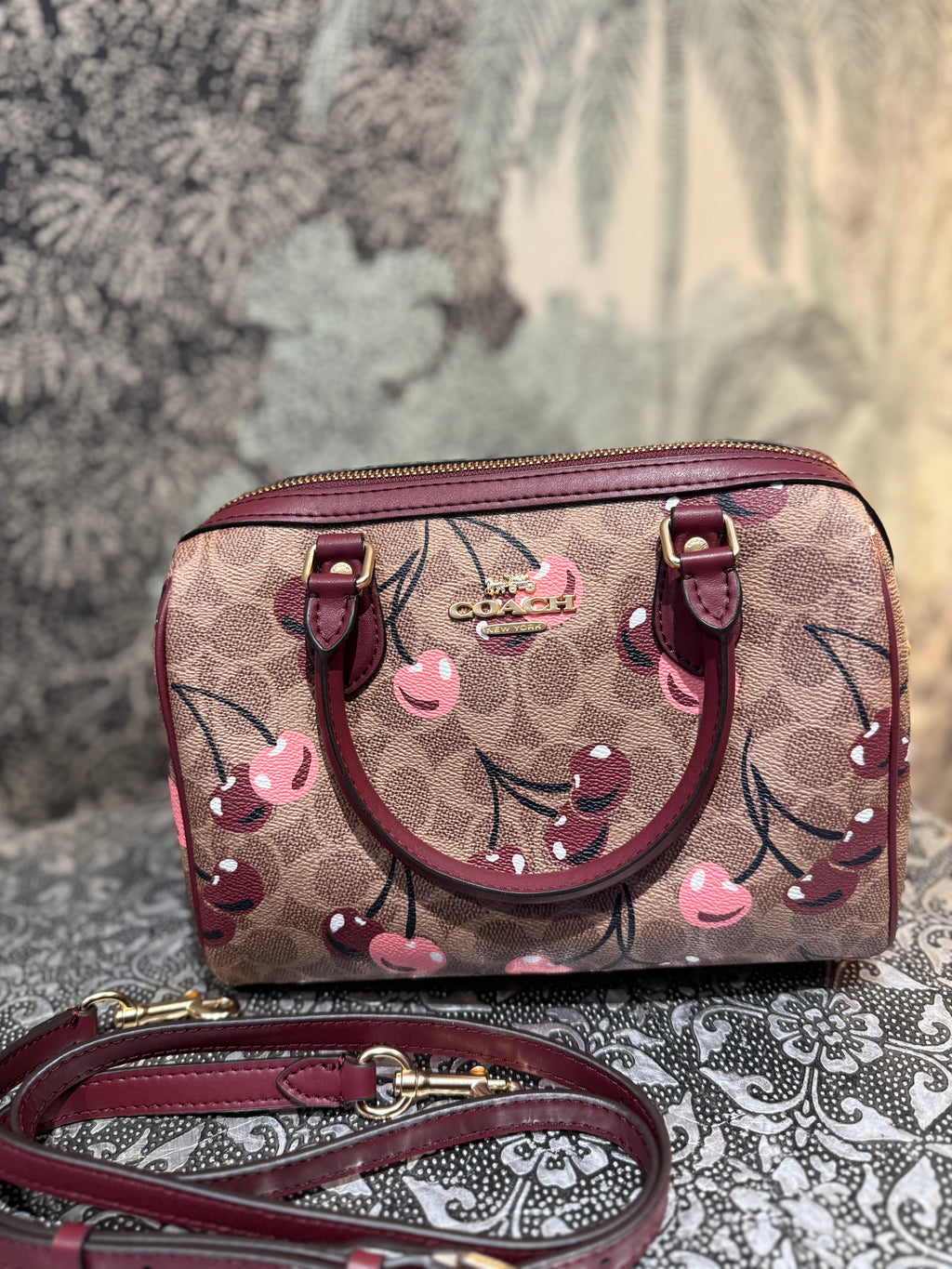 Coach Rowan Satchel- Cherry 🍒