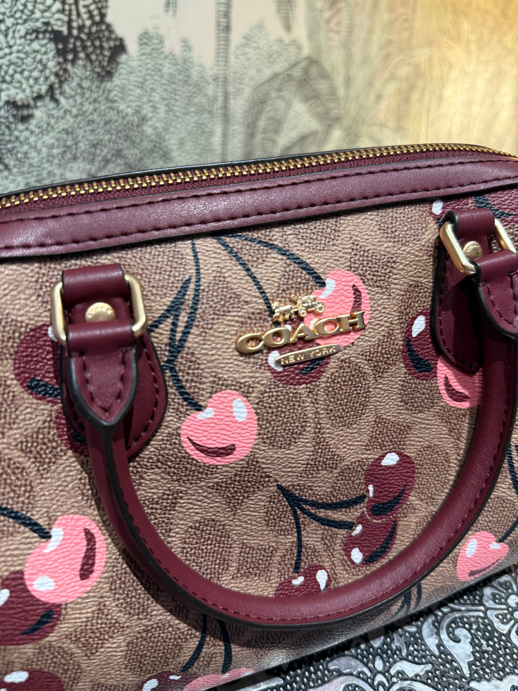 Coach Rowan Satchel- Cherry 🍒