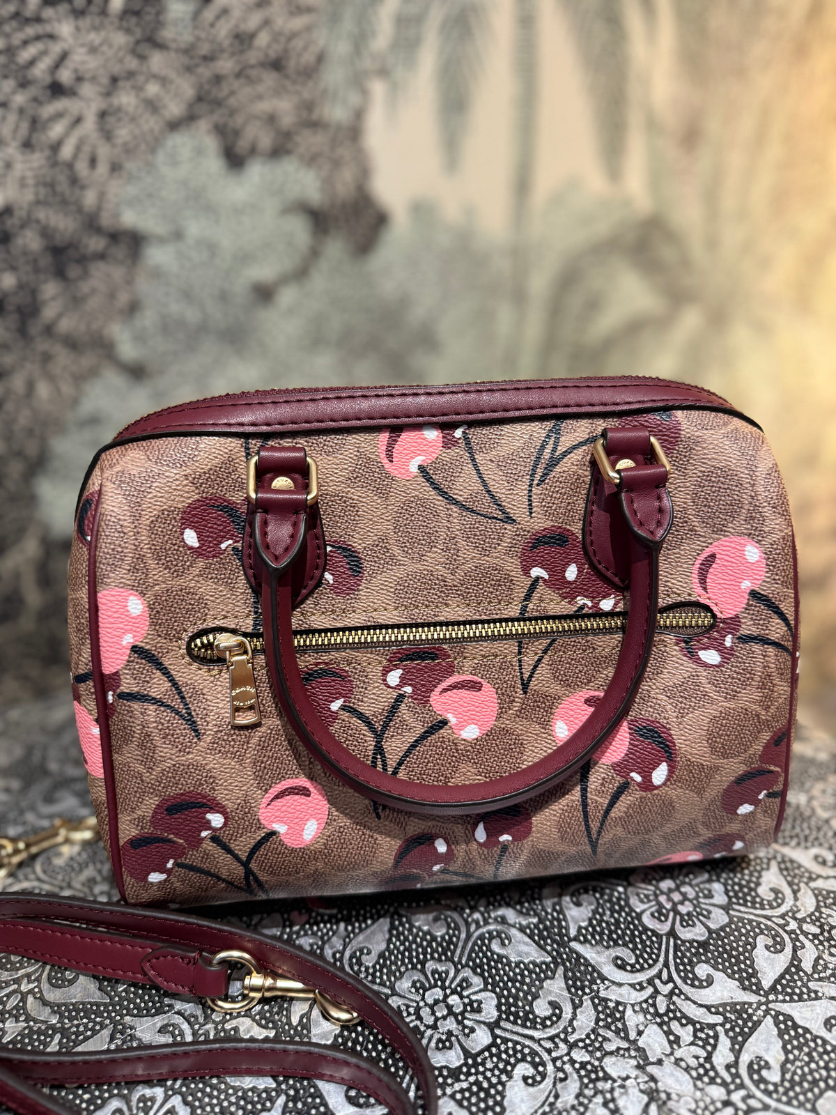 Coach Rowan Satchel- Cherry 🍒