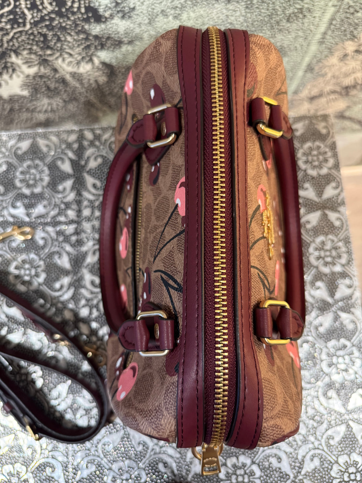 Coach Rowan Satchel- Cherry 🍒