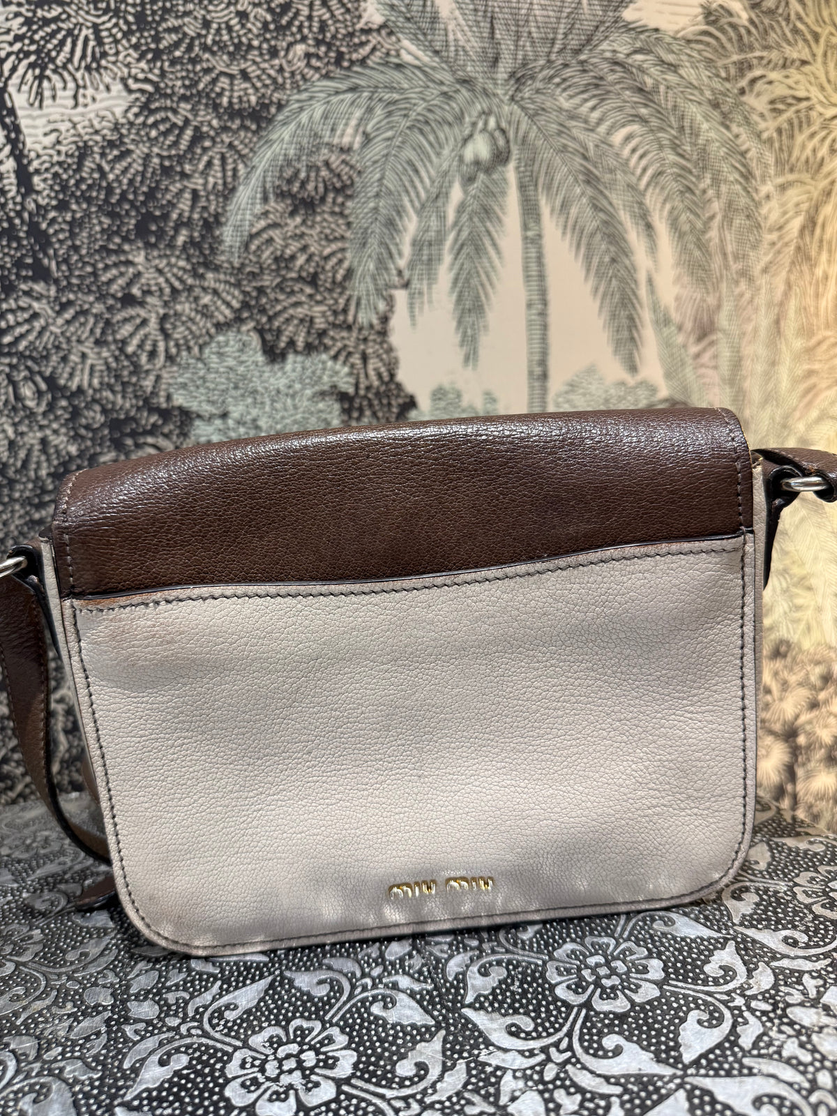 Miu Miu Madras Flap Crossbody