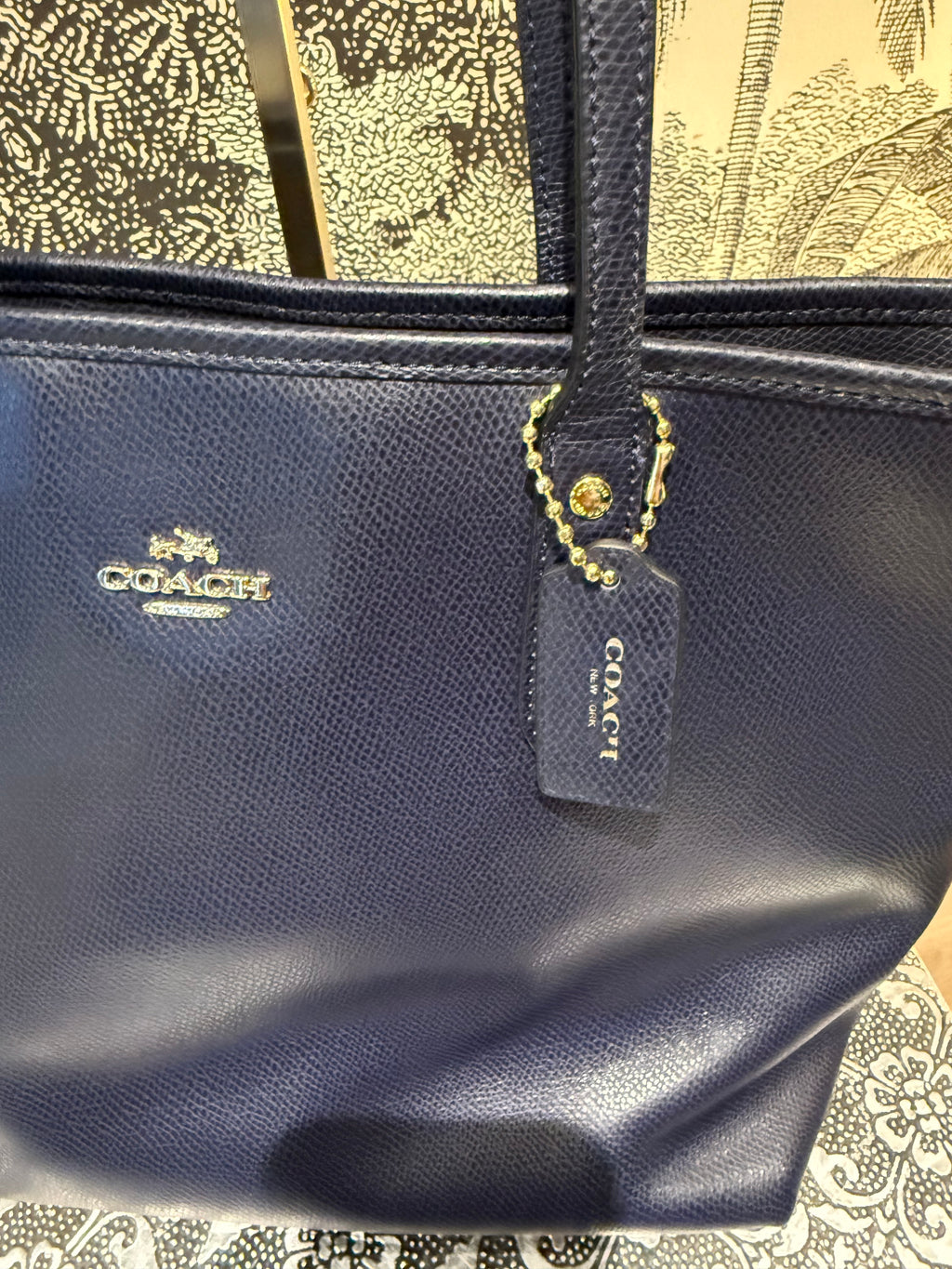 Coach Tote - navy