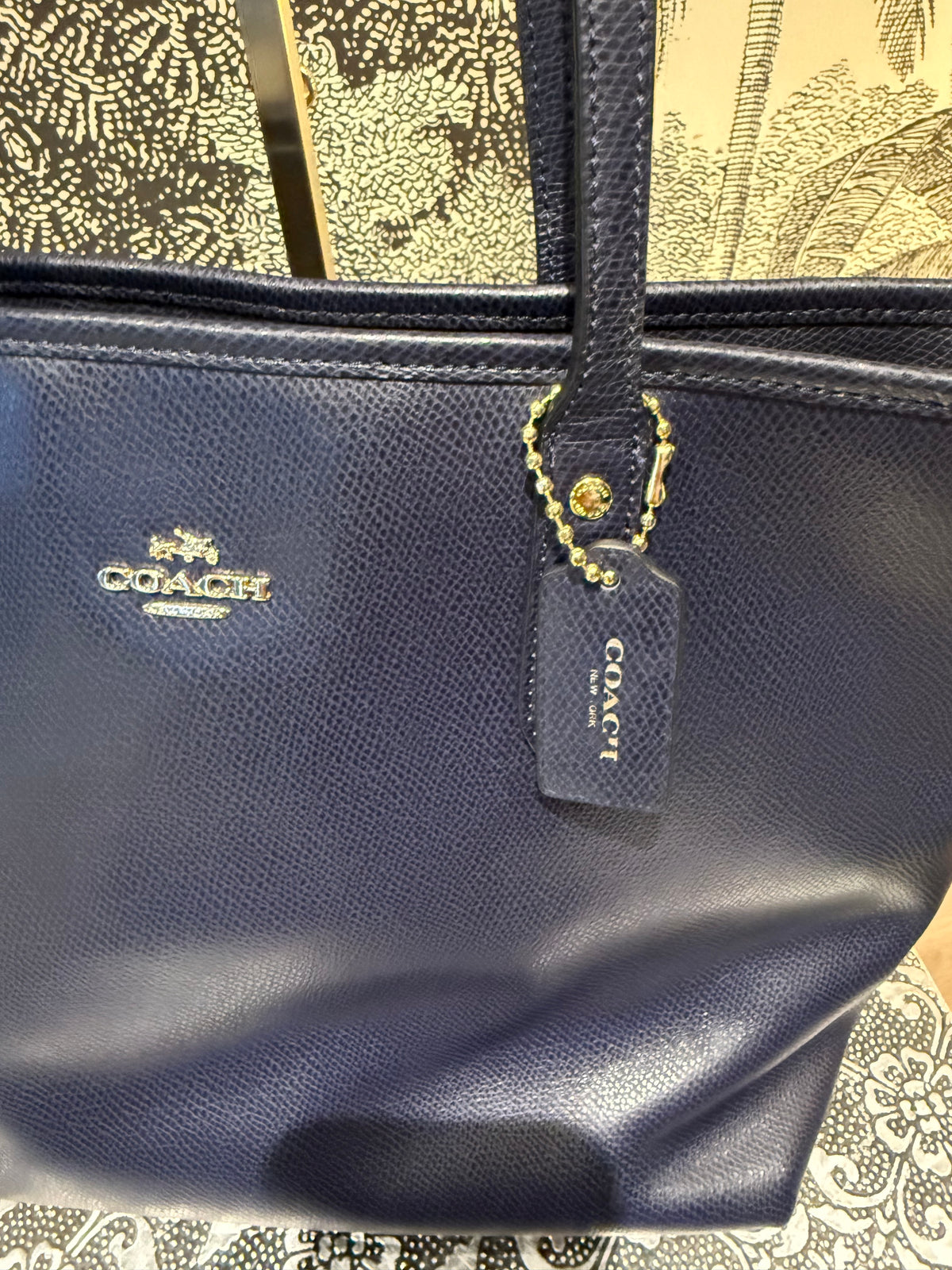 Coach Tote - navy
