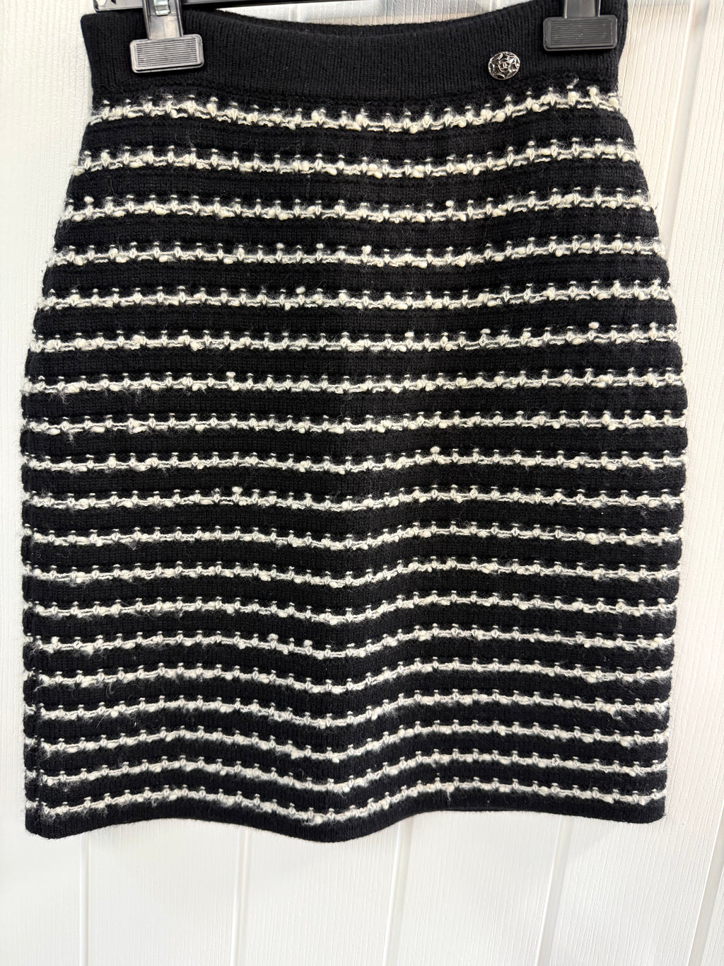 Chanel Monochrome Tweed Skirt – FR36 (UK 8)