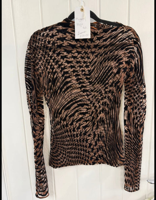 Mugler Long Sleeve Top