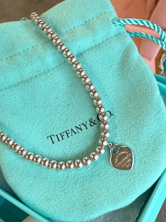 Tiffany & Co. Return to Tiffany™ Heart Tag Bead Necklace