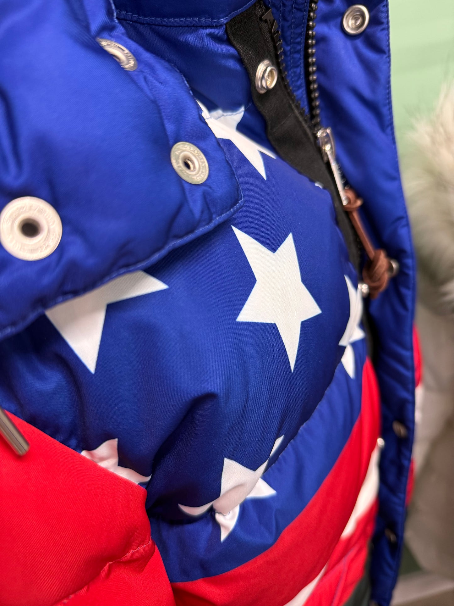 Ralph Lauren Polo 1992 Flag Down Puffer Jacket