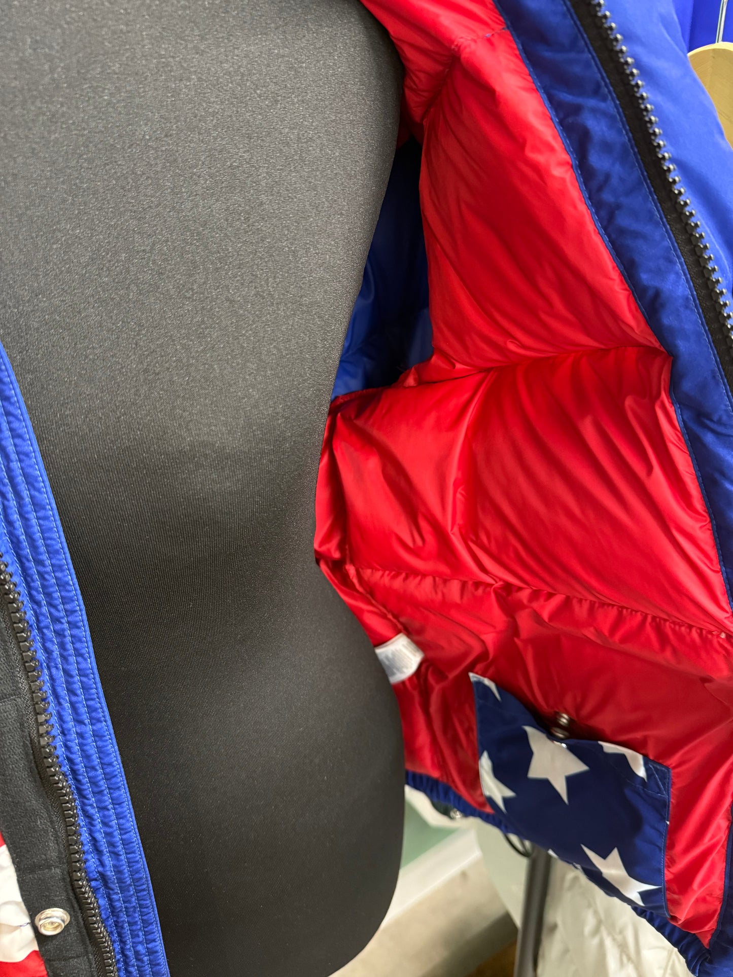 Ralph Lauren Polo 1992 Flag Down Puffer Jacket
