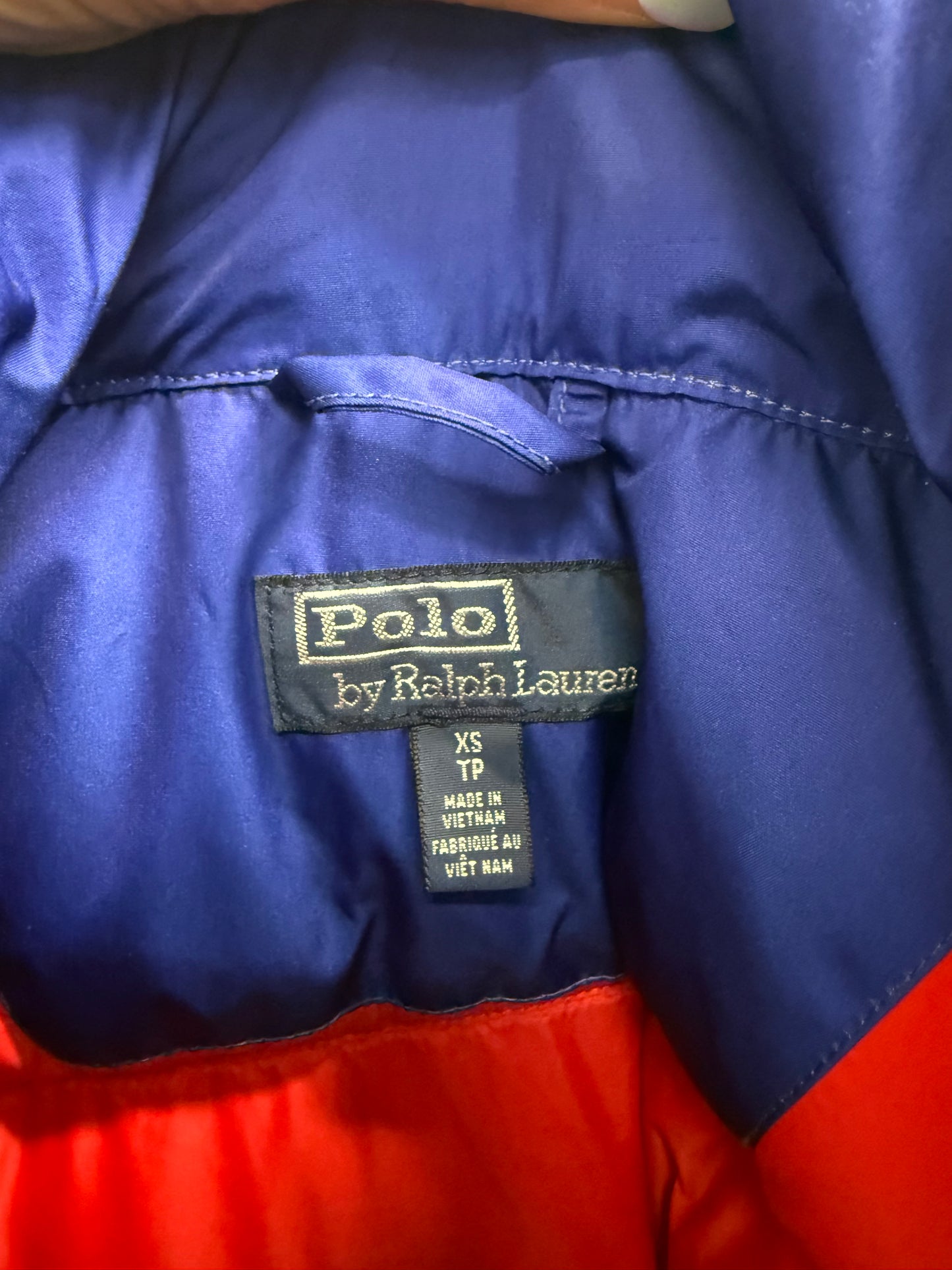 Ralph Lauren Polo 1992 Flag Down Puffer Jacket