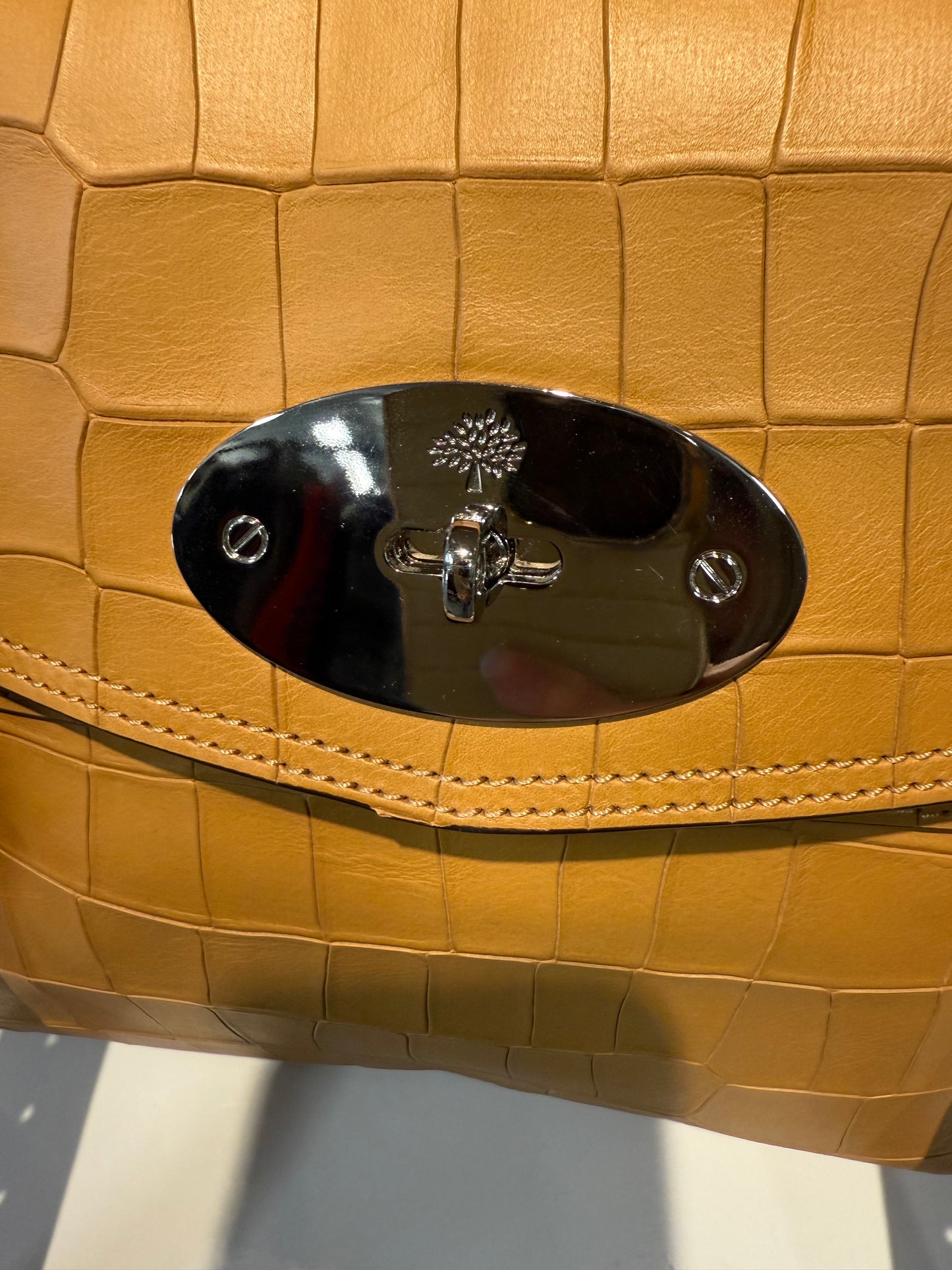 Mulberry Alexa in Croc-Embossed Leather