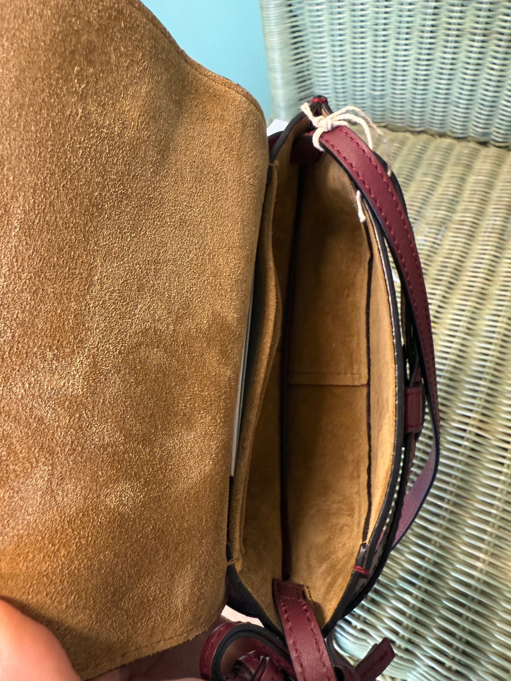 Loewe Gate Mini Crossbody Bag – Red & Burgundy