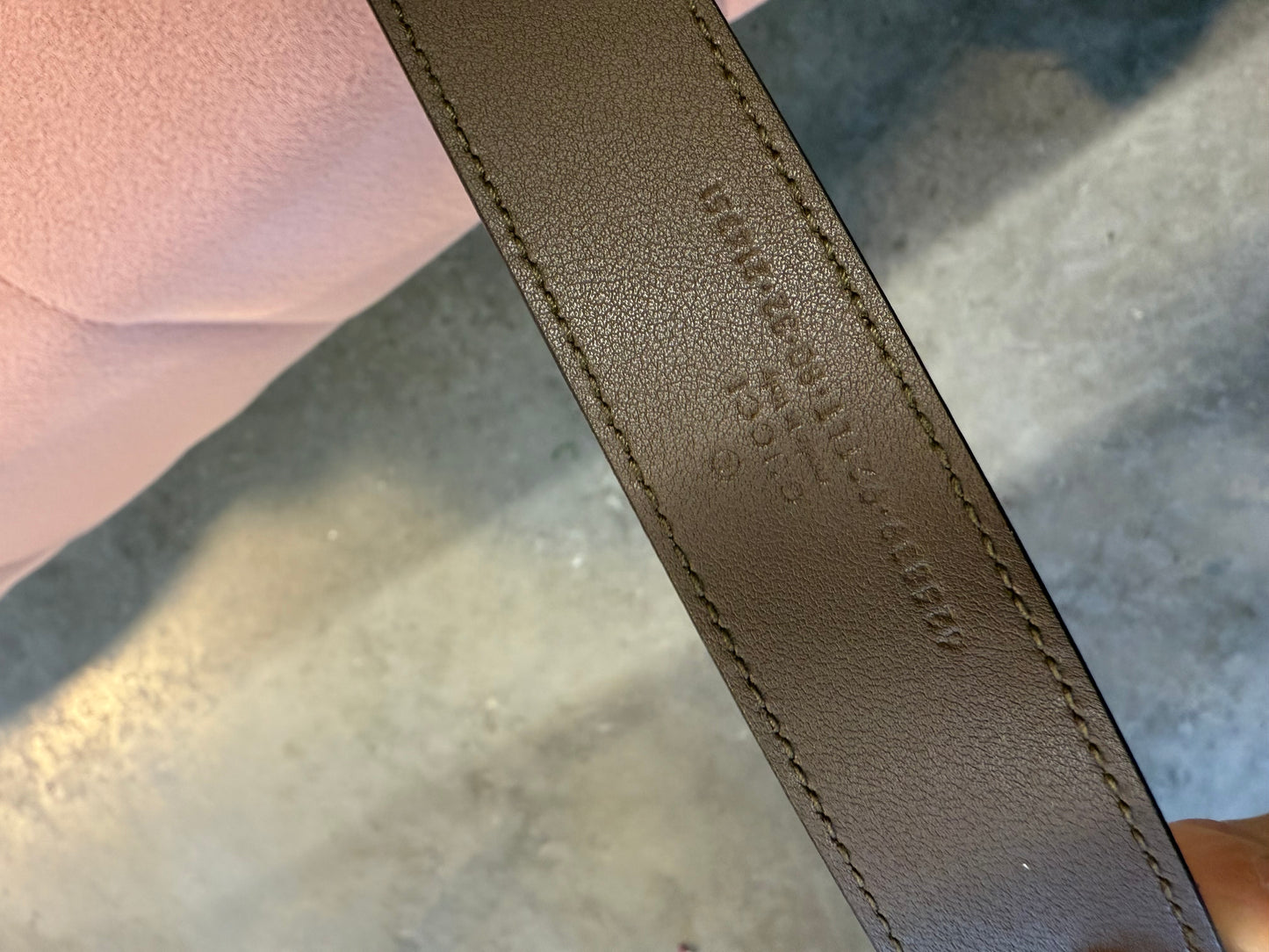 Gucci GG Supreme Double G Belt – Size 80 / UK Size 8 Waist
