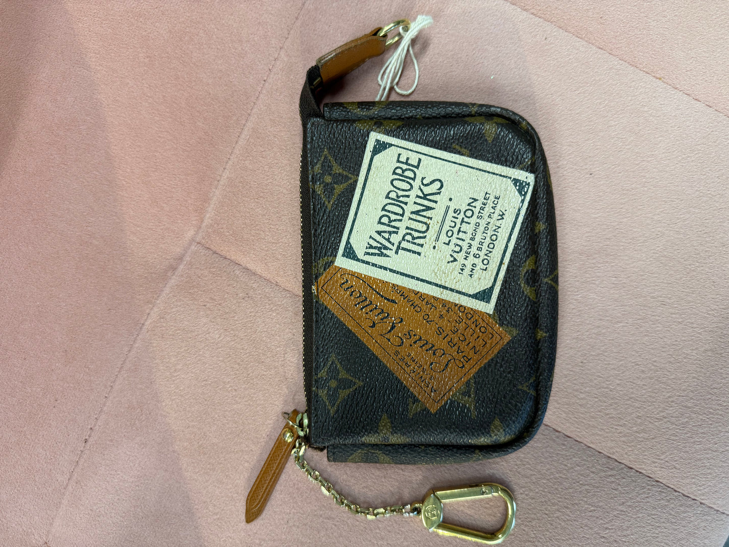 Louis Vuitton Monogram “Trunks & Bags / Wardrobe Trunks” Zip Coin & Key Pouch