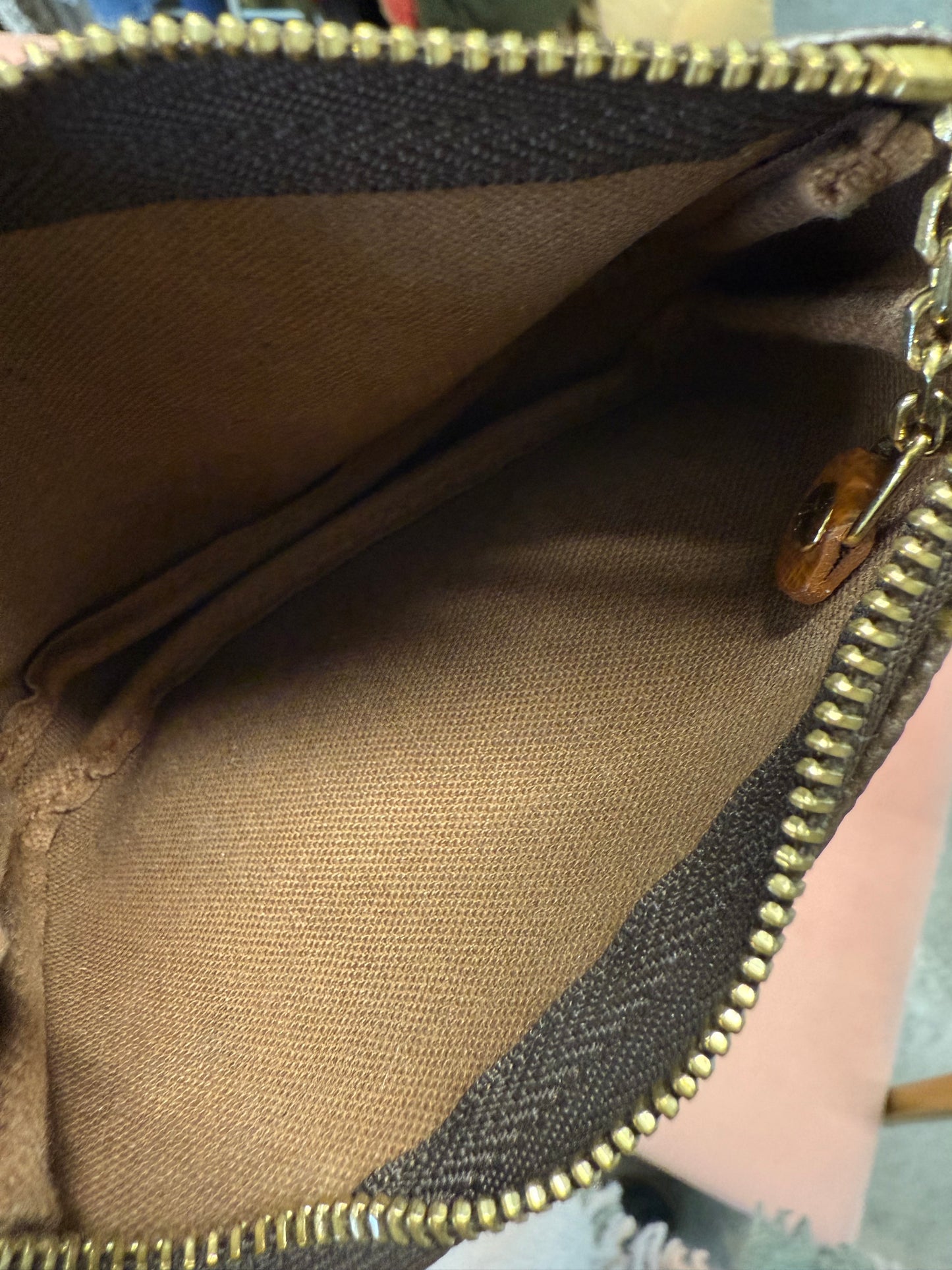 Louis Vuitton Monogram “Trunks & Bags / Wardrobe Trunks” Zip Coin & Key Pouch