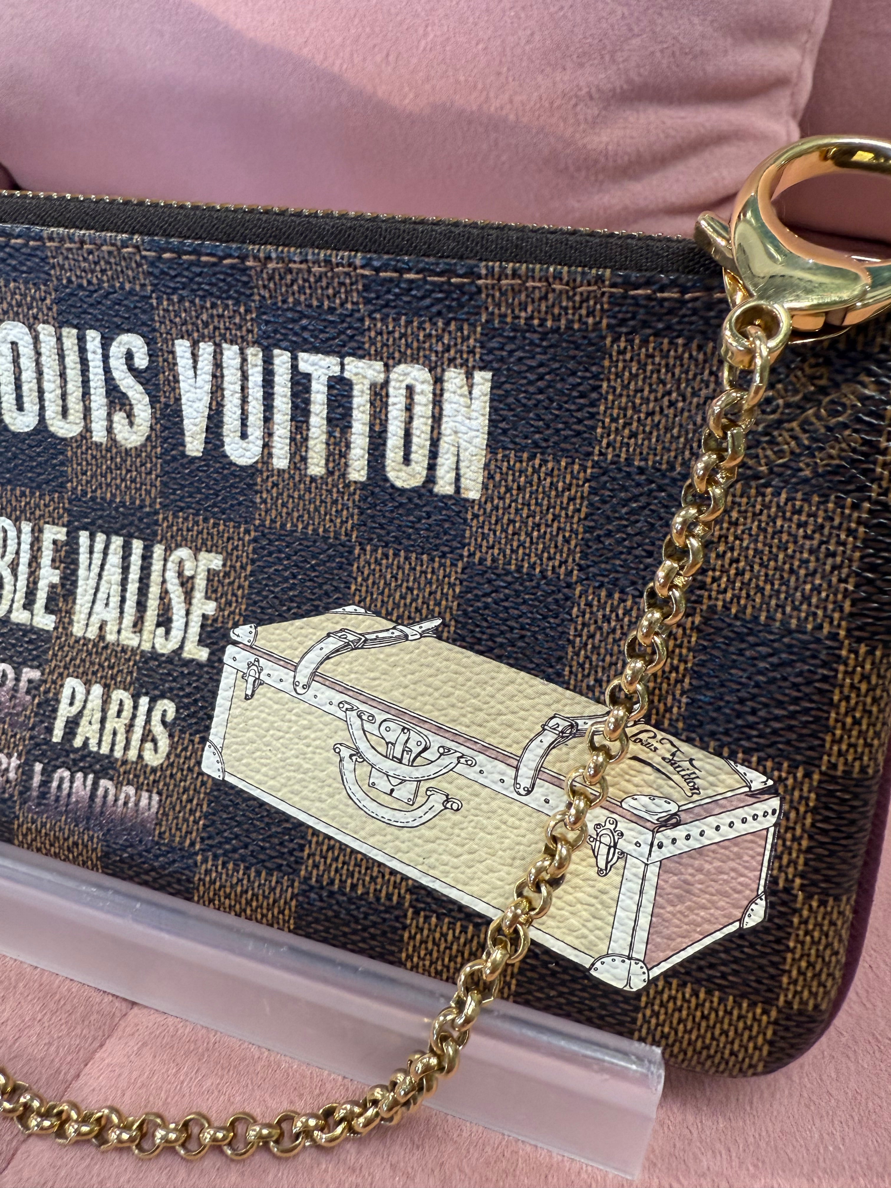 Louis Vuitton Limited Edition Damier Ebene Pochette