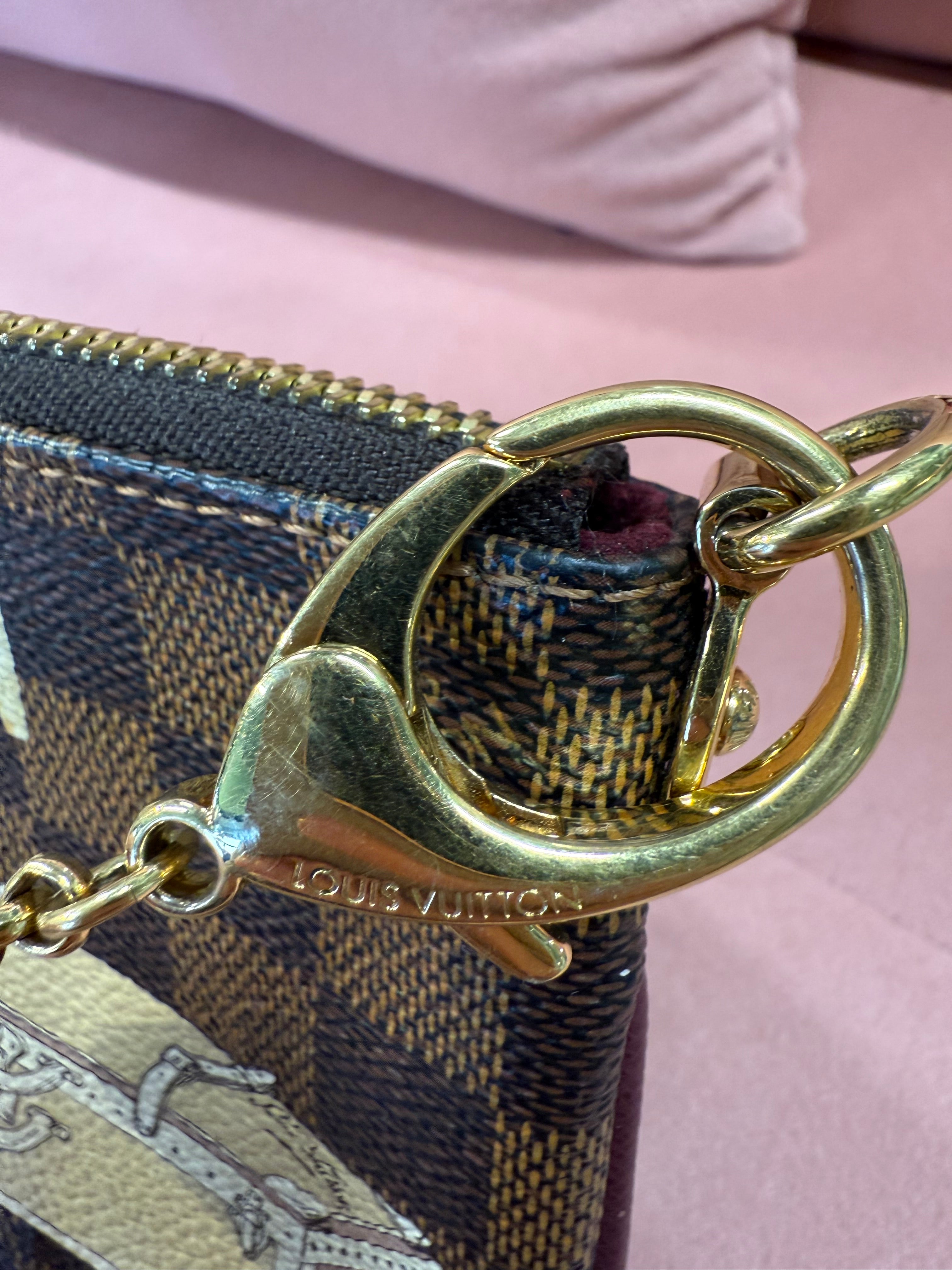 Louis Vuitton Limited Edition Damier Ebene Pochette