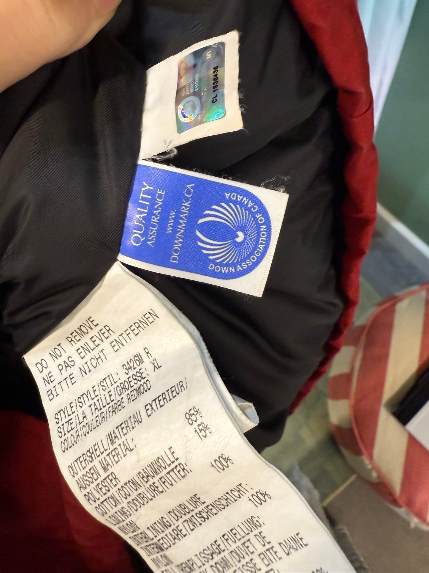 Canada Goose Fur-Trim Parka – Red | Size XL