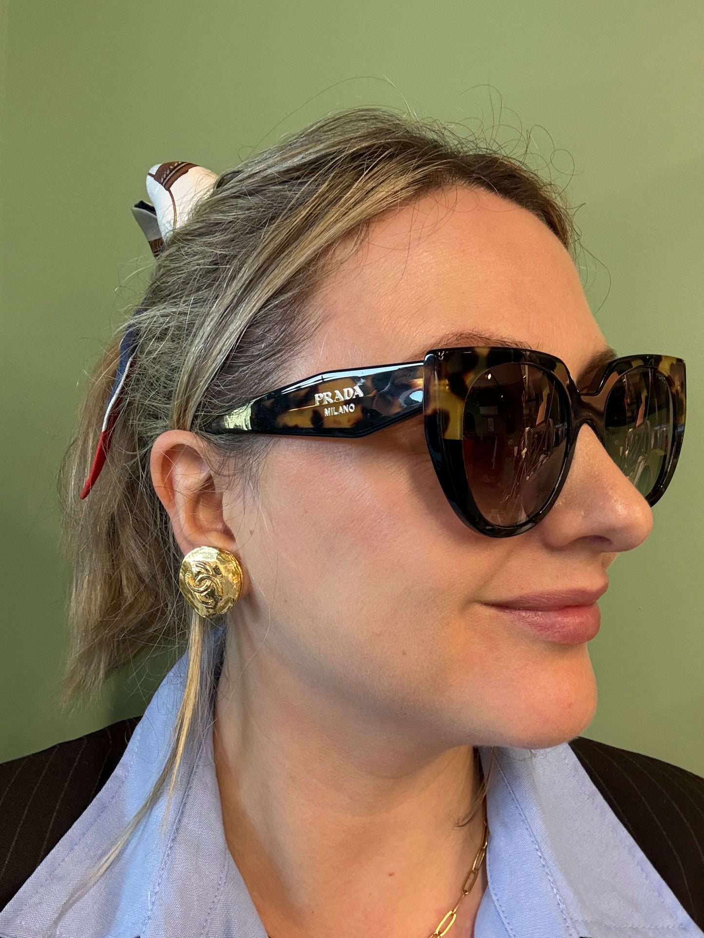 Prada Cat-Eye Sunglasses – Tortoiseshell