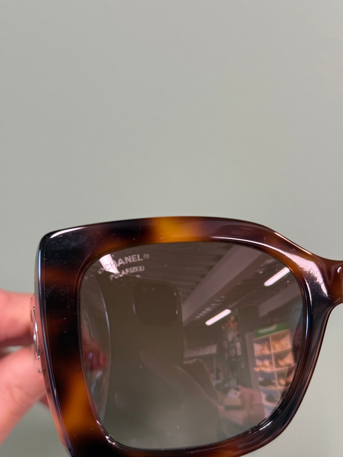 Chanel Oversized Square Sunglasses – Tortoiseshell