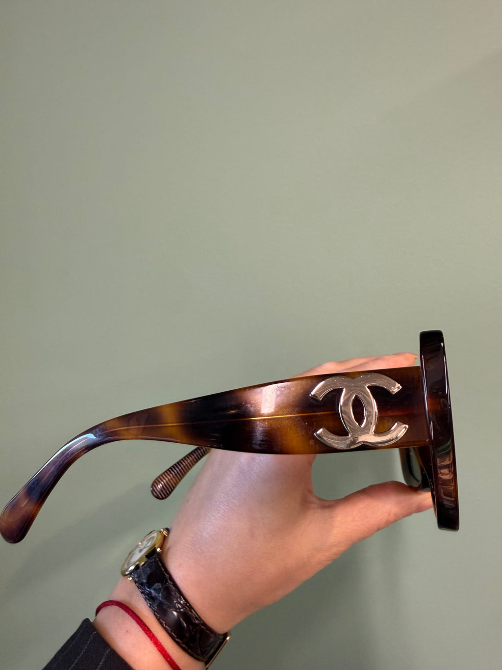 Chanel Oversized Square Sunglasses – Tortoiseshell