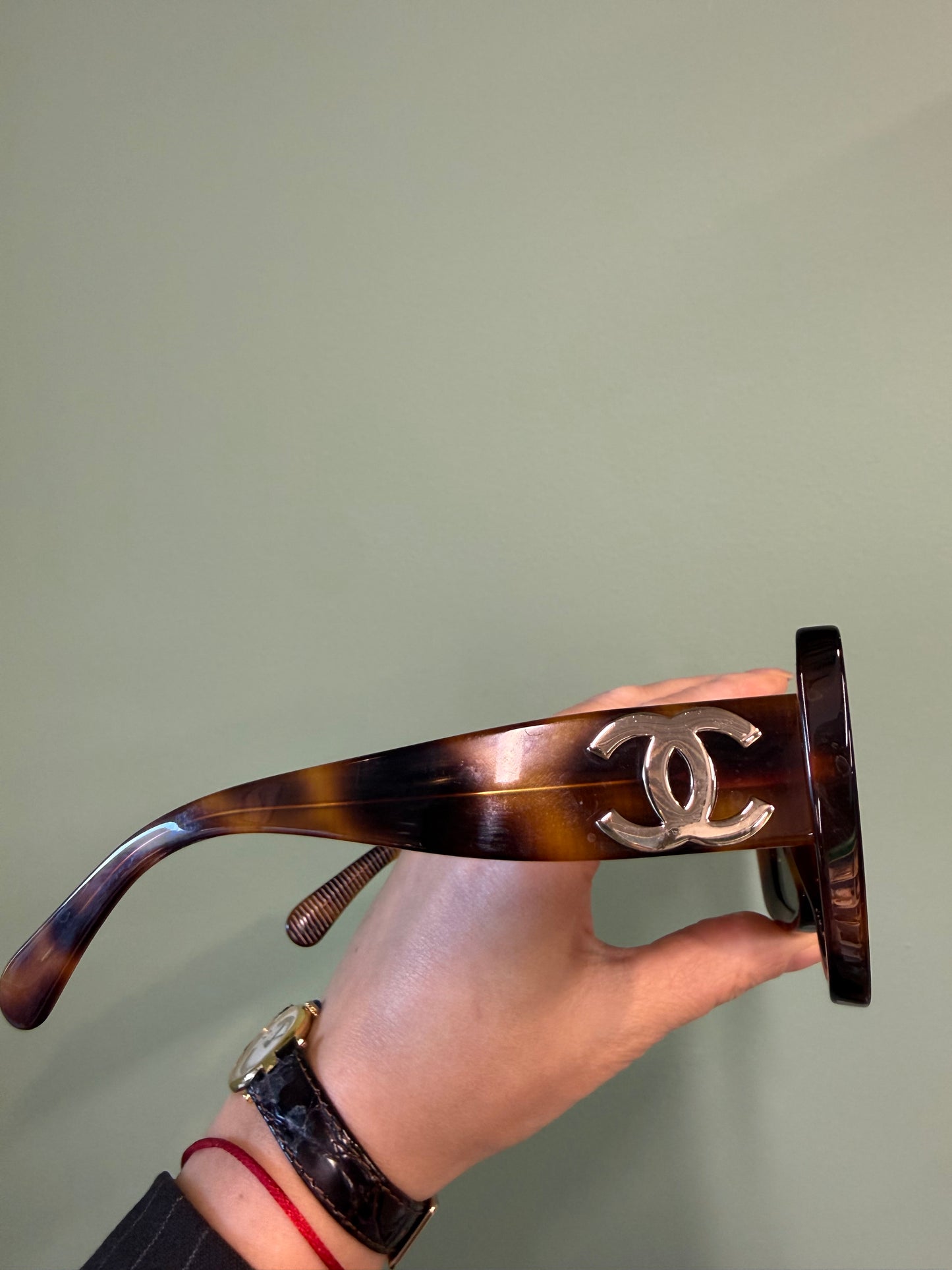 Chanel Oversized Square Sunglasses – Tortoiseshell