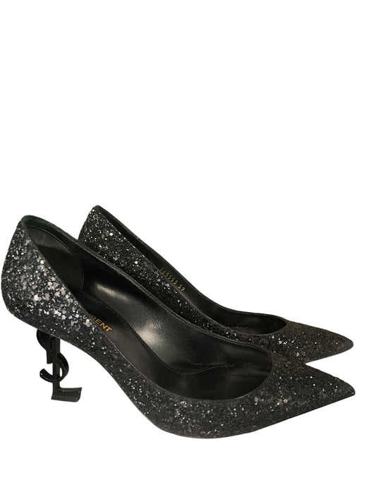 Saint Laurent Opyum Glitter Pumps – Size 39