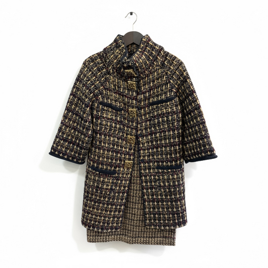Chanel 10P Tweed Coat – FR36 (UK 8)