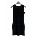 Chanel Black Grid Pattern Dress – FR36 (UK 8)
