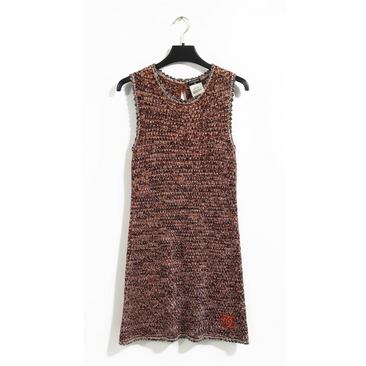 Chanel Multicolour Crochet Knit Top – FR38 (UK 10)