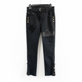 Chanel Black Patchwork Jeans – FR38 (UK 10)