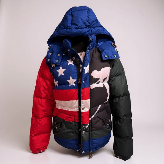 Ralph Lauren Polo 1992 Flag Down Puffer Jacket