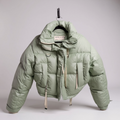 Shoreditch Ski Club Down Puffer Jacket in Pastel Mint