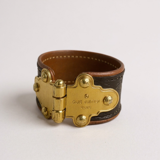 Louis Vuitton Monogram “Slock” Cuff Bracelet