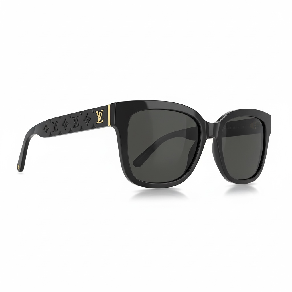 Louis Vuitton Oversized Square Sunglasses – Black