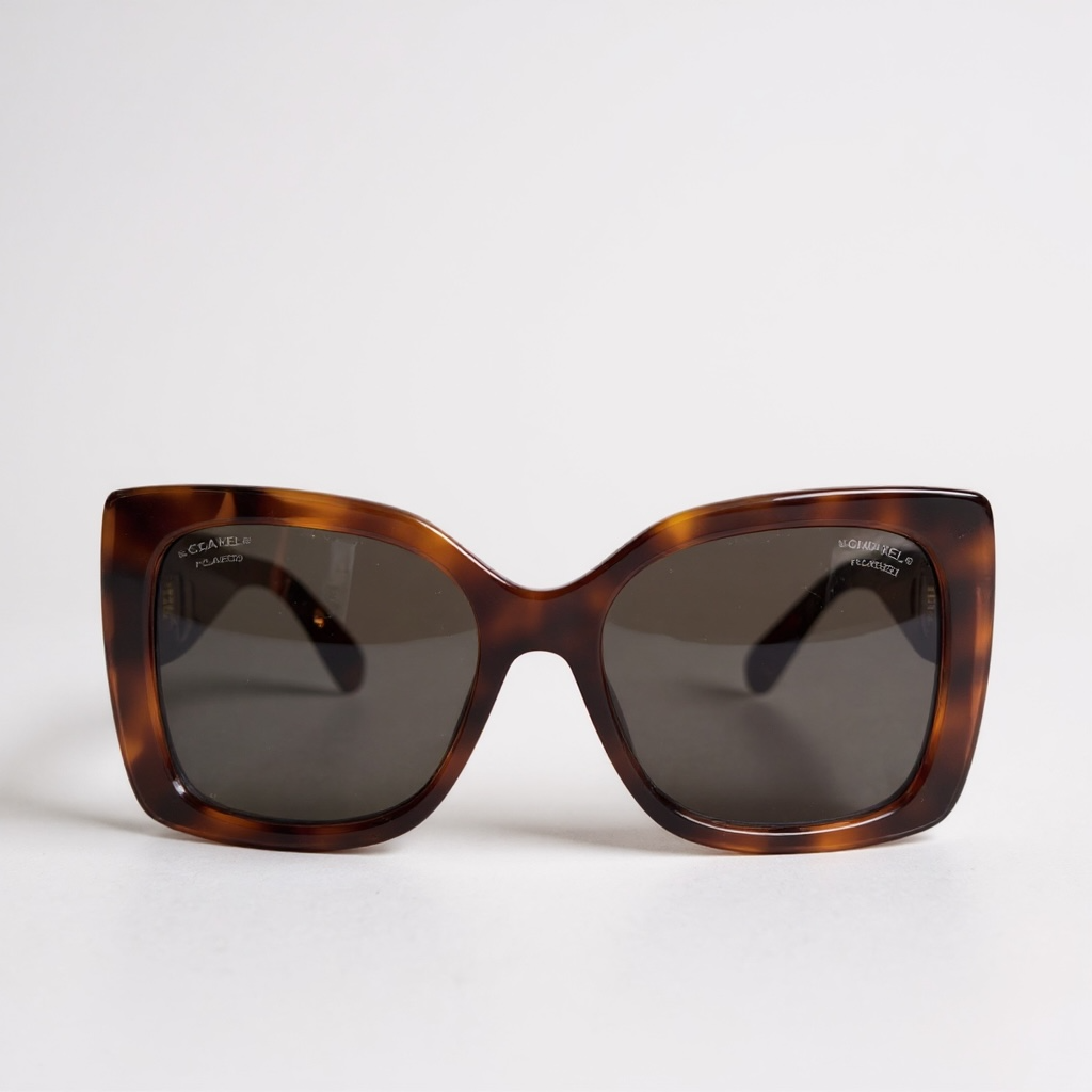 Chanel Oversized Square Sunglasses – Tortoiseshell